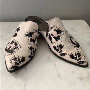 Dolce Vita Embroidered Mules